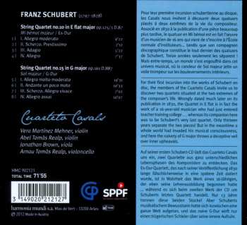CD Franz Schubert: String Quartets D.87 & D.887