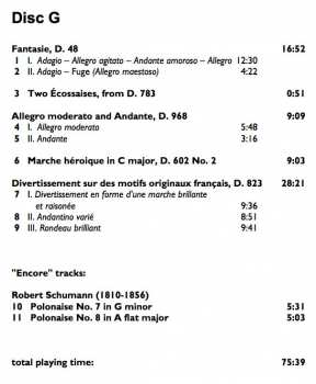 7CD/Box Set Franz Schubert: The Complete Original Piano Duets