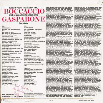 LP Carl Millöcker: Boccaccio / Gasparone (Querschnitte)