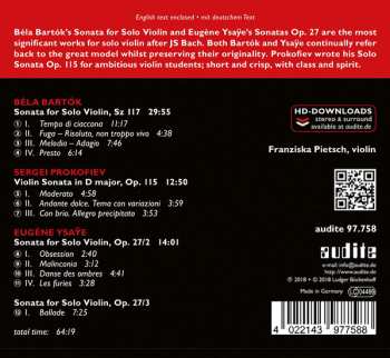 CD Franziska Pietsch: Works For Solo Violin