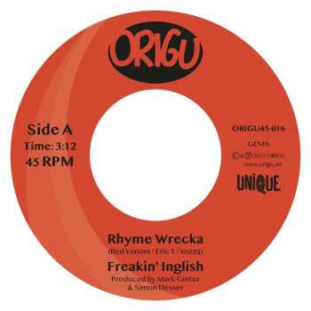 SP Freakin' Inglish: Rhyme Wrecka / A-dorable (7")