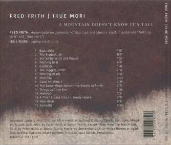 CD Fred Frith: A Mountain Doesn't Know It's Tall 