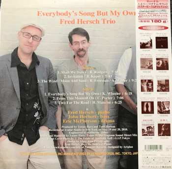 LP The Fred Hersch Trio: Everybody's Song But My Own LTD