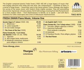 CD Freda Swain: Piano Music, Volume One