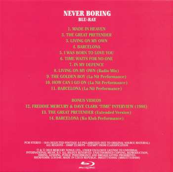 3CD/DVD/Box Set/Blu-ray Freddie Mercury: Never Boring LTD