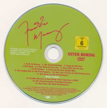 3CD/DVD/Box Set/Blu-ray Freddie Mercury: Never Boring LTD