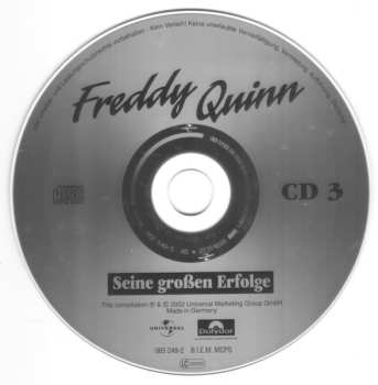 3CD/Box Set Freddy Quinn: Seine Großen Erfolge