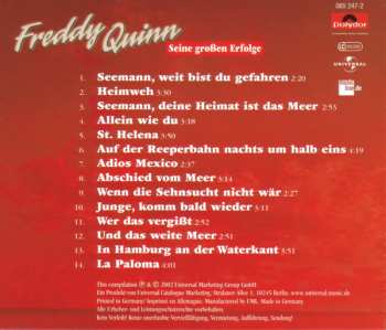 3CD/Box Set Freddy Quinn: Seine Großen Erfolge