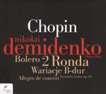 CD Frédéric Chopin: Bolero / 2 Ronda / Wariacje B-dur