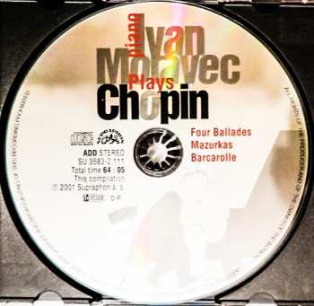 CD Ivan Moravec: Four Ballades • Mazurkas • Barcarolle
