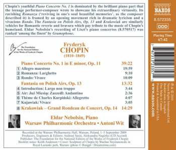 CD Frédéric Chopin: Piano Concerto No. 1