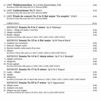 3CD Frederic Lamond: The Liszt Recordings & HMV & Electrola Electrical Recordings
