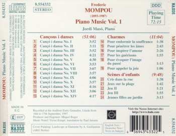 CD Frederic Mompou: Piano Music Volume 1