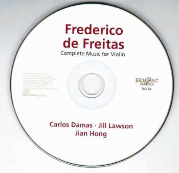 CD Carlos Damas: Complete Music For Violin