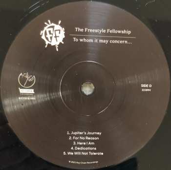 2LP Freestyle Fellowship: To Whom It May Concern...