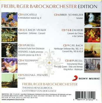 10CD/Box Set Johann Sebastian Bach: Freiburger Barockorchester Edition