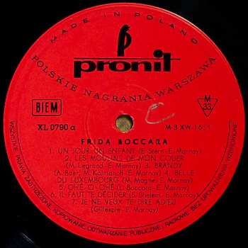 LP Frida Boccara: Les Moulins De Mon Coeur
