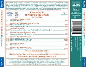 CD Friedrich der Grosse: Flute Sonatas