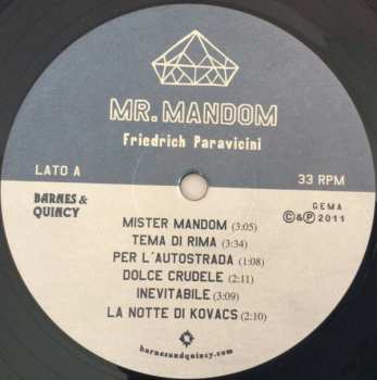 LP Friedrich Paravicini: Mr. Mandom