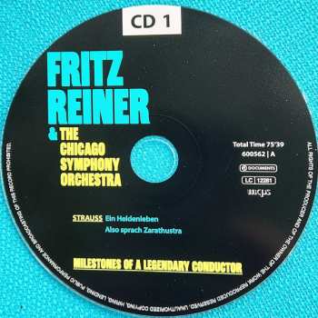 10CD/Box Set Fritz Reiner: Fritz Reiner & The Chicago Symphony Orchestra: Milestones Of A Legendary Conductor