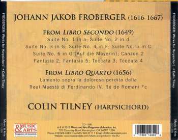 CD Johann Jakob Froberger: 1649 - Suites, Toccatas &c And A Lament
