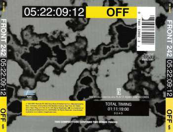 CD Front 242: 05:22:09:12 Off