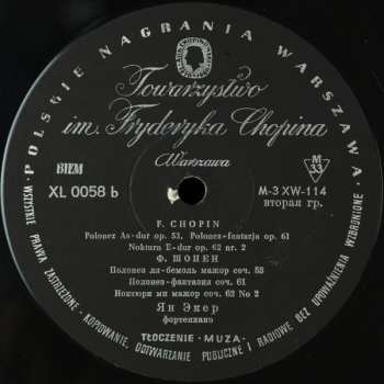 LP Frédéric Chopin: Dzieła Wszystkie - Polonezy Vol. II