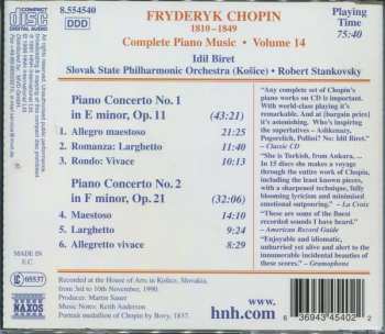 CD Frédéric Chopin: Piano Concerto Nos. 1 And 2