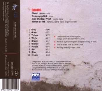 CD Gérard Lesne: Colors
