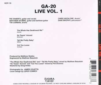 CD GA-20: Live Vol. 1