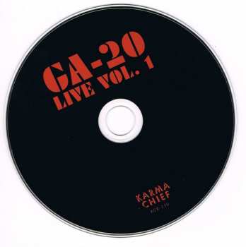 CD GA-20: Live Vol. 1