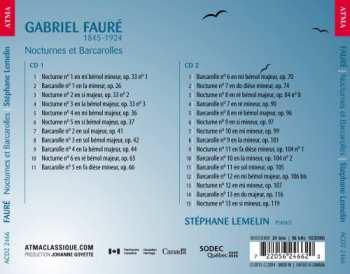 2CD Gabriel Fauré: Nocturnes Et Barcarolles