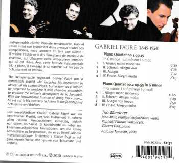 CD Gabriel Fauré: Piano Quartets