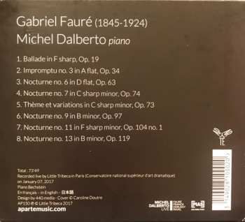 CD Gabriel Fauré: Piano Works DIGI