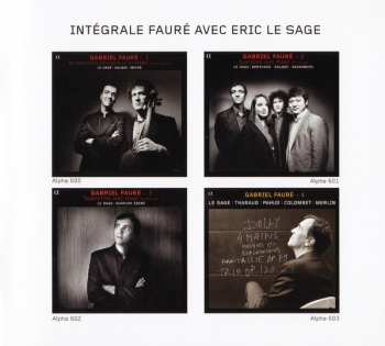 CD Gabriel Fauré: Sonates 1 & 2, Berceuse, Romance, Andante ...