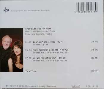 CD Sergei Prokofiev: Grand Sonatas For Flute - Works By Pierné, Gade And Prokofiev