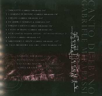 CD Gabriele Mirabassi: Canto Di Ebano