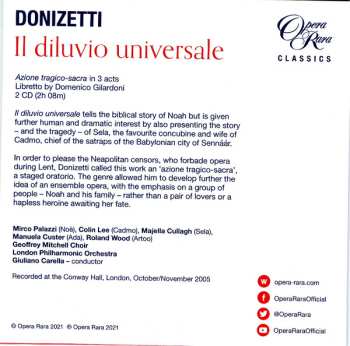 7CD/Box Set Gaetano Donizetti: Il Diluvio Universale / Ugo Conte Di Parigi / L'Assedio Di Calais (Three Complete Operas) LTD