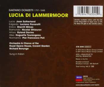 2CD Orchestra Of The Royal Opera House, Covent Garden: Lucia Di Lammermoor