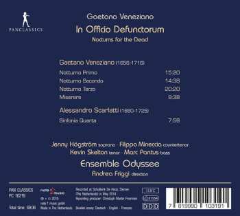 CD Gaetano Veneziano: In Officio Defunctorum - Nocturns For The Deads