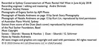 CD Galina Ustvolskaya: Complete Works For Violin And Piano