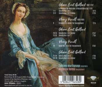CD Johann Ernst Galliard: 6 Sonatas For Recorder And Harpsichord Op. 1