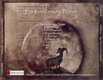 CD Gallileous: Ego Sum Censore Deuum