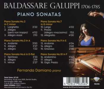 CD Baldassare Galuppi: Piano Sonatas