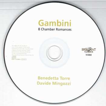 CD Carlo Andrea Gambini: 8 Chamber Romances
