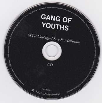 CD Gang of Youths: MTV Unplugged Live In Melbourne