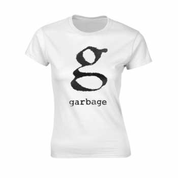 Merch Garbage: Tričko Dámske Logo Garbage (white)