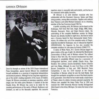 2CD Garrick Ohlsson: Complete Piano Sonatas