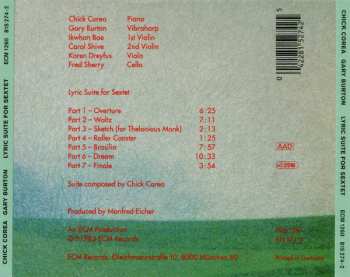 CD Gary Burton / Chick Corea: Lyric Suite For Sextet