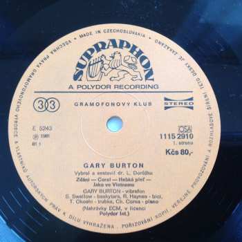 LP Chick Corea: Gary Burton